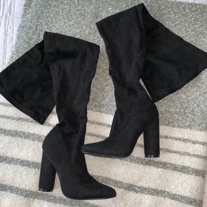 Over the Knee Suede Boots